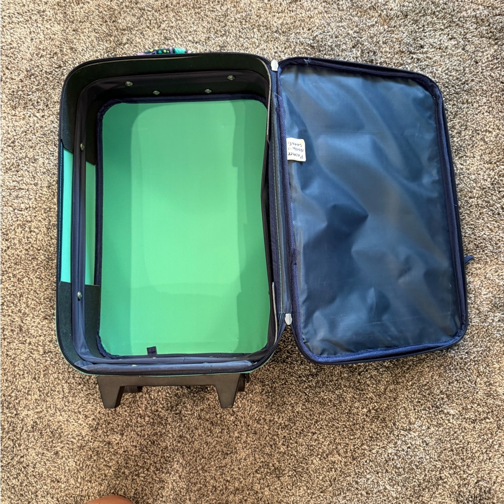 Flower and butterfly suitcase - Picture 5 of 10